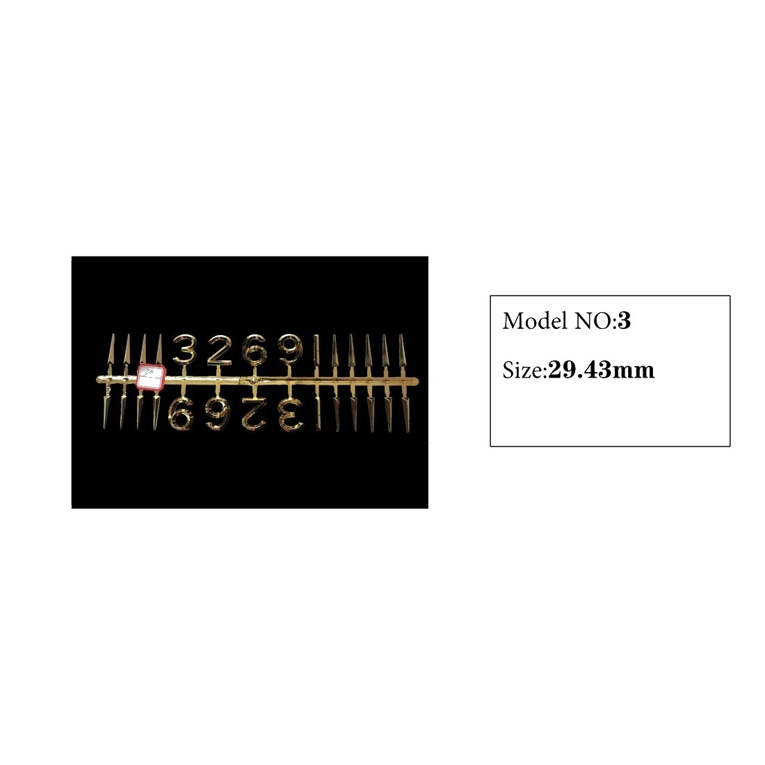 Clock Number Set Model 3 catalog image