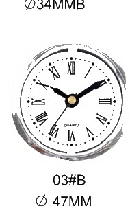 Insert Clock P01-14 catalog image