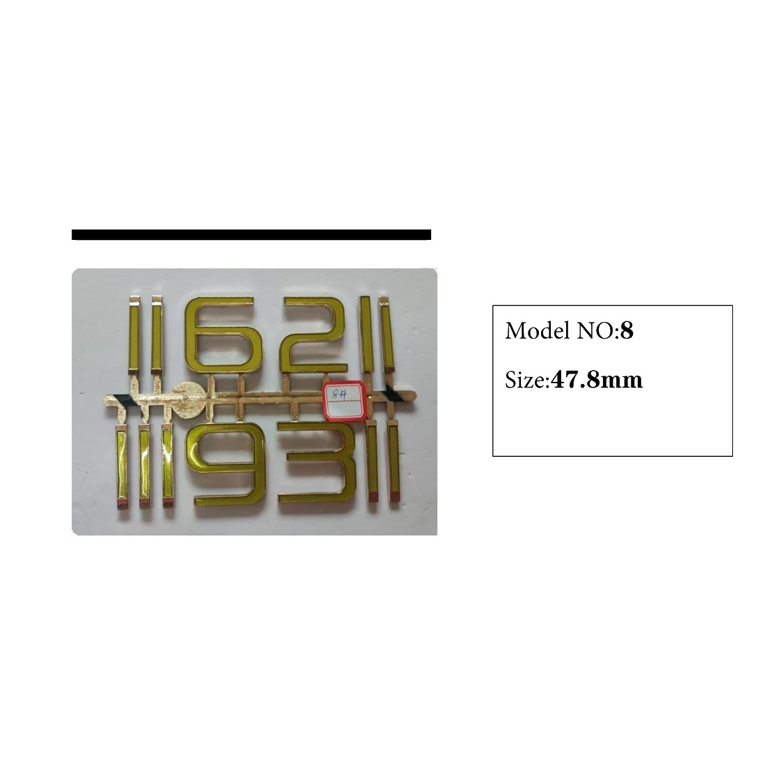 Clock Number Set Model 8 catalog image